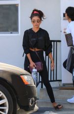 SARAH HYLAND Leaves Pilates Class in Los Angeles 09/21/2019