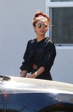 SARAH HYLAND Leaves Pilates Class in Los Angeles 09/21/2019