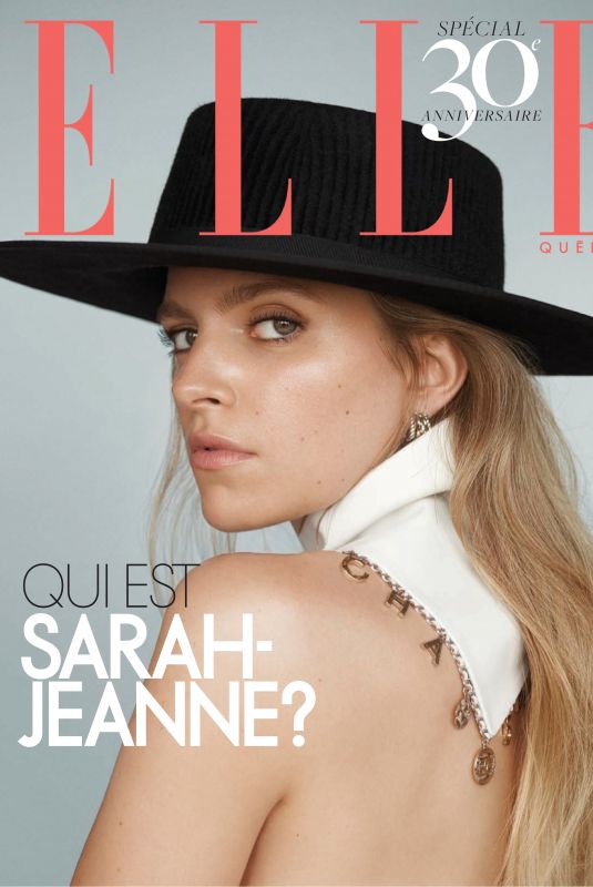 SARAH-JEANNE LABROSSE in Elle Magazine, Quebec October 2019