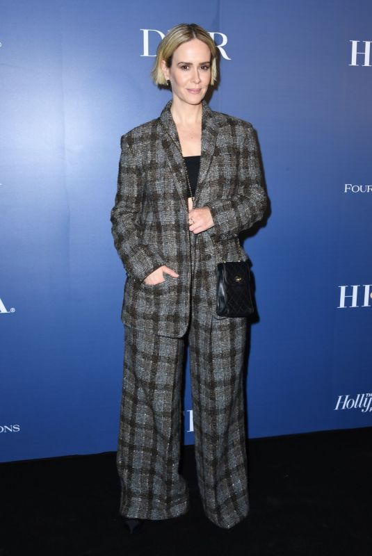 SARAH PAULSON at HFPA x Hollywood Reporter Party in Toronto 09/07/2019