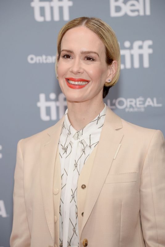 SARAH PAULSON at The Goldfinch Press Conference at 2019 TIFF 09/08/2019