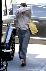 SELENA GOMEZ Arrives at Nine Zero One Hair Salon in West Hollywood 09/25/2019