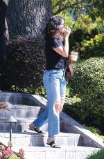 SELENA GOMEZ in Ripped Jeans Out in Los Angeles 09/11/2019