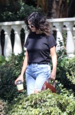 SELENA GOMEZ in Ripped Jeans Out in Los Angeles 09/11/2019