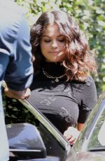 SELENA GOMEZ Leaves a Friend House in Los Angeles 09/12/2019