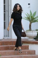 SELENA GOMEZ Leaves a Friend House in Los Angeles 09/12/2019