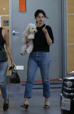 SELENA GOMEZ Out with Her Dog Winnie in West Hollywood 09/23/2019