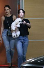 SELENA GOMEZ Out with Her Dog Winnie in West Hollywood 09/23/2019