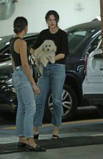 SELENA GOMEZ Out with Her Dog Winnie in West Hollywood 09/23/2019