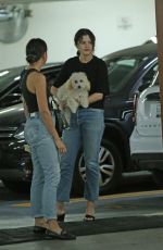 SELENA GOMEZ Out with Her Dog Winnie in West Hollywood 09/23/2019