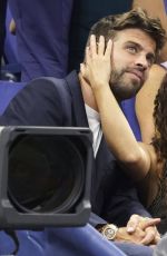 SHAKIRA and Gerard Pique at US Open 2019 in New York 09/04/2019