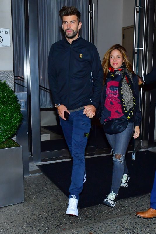 SHAKIRA and Gerard Pique Night Out in New York 09/06/2019