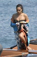 SHANINA SHAIK in Swimsuit at a Boat in Greek 09/05/2019