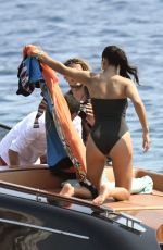 SHANINA SHAIK in Swimsuit at a Boat in Greek 09/05/2019