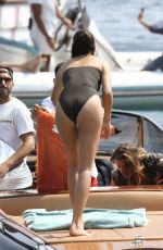SHANINA SHAIK in Swimsuit at a Boat in Greek 09/05/2019