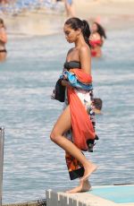 SHANINA SHAIK in Swimsuit at a Boat in Greek 09/05/2019