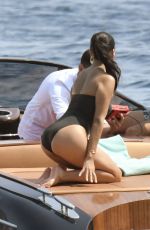 SHANINA SHAIK in Swimsuit at a Boat in Greek 09/05/2019