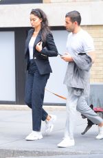 SHANINA SHAIK Out with Her Dog in New York 09/09/2019