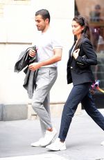 SHANINA SHAIK Out with Her Dog in New York 09/09/2019