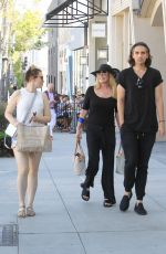 SHANNON TWEED and SOPHIE and Nick SIMMONS Out in Beverly Hills 08/30/2019