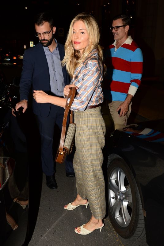 SIENNA MILLER and Jared Leto Night Out in Milan 09/22/2019