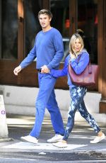 SIENNA MILLER and Lucas Zwirner Out in New York 09/19/2019