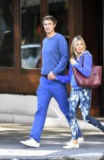 SIENNA MILLER and Lucas Zwirner Out in New York 09/19/2019