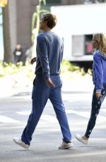 SIENNA MILLER and Lucas Zwirner Out in New York 09/19/2019