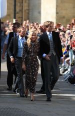 SIENNA MILLER Arrives Ellie Goulding and Caspar Jopling Wedding in London 08/31/2019