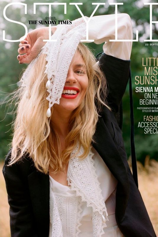 SIENNA MILLER for Sunday Times Style Magazine, September 2019