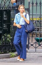 SIENNA MILLER Out for Coffee in New York 09/04/2019