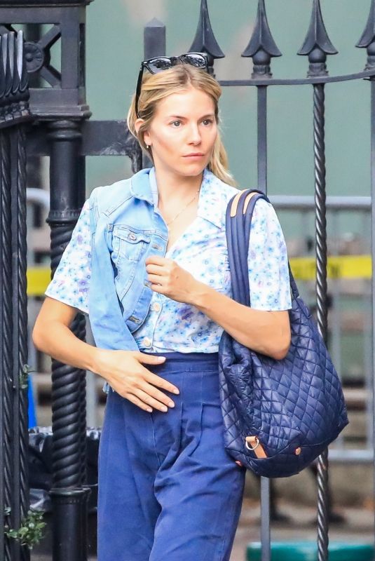 SIENNA MILLER Out for Coffee in New York 09/04/2019