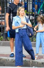SIENNA MILLER Out for Coffee in New York 09/04/2019