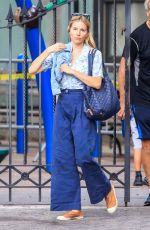 SIENNA MILLER Out for Coffee in New York 09/04/2019