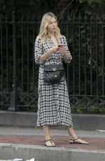 SIENNA MILLER Out in New York 09/16/2019