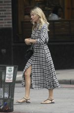 SIENNA MILLER Out in New York 09/16/2019