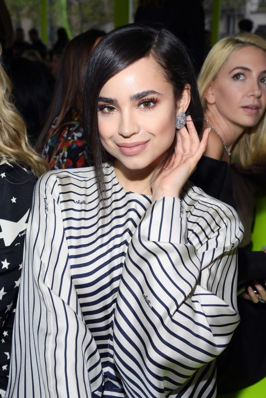 SOFIA CARSON at Valentino Fashion Show in Paris 09/29/2019