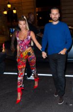 SOFIA RICHIE and Scott Disick Arrives at Polo Bar in New York 09/08/2019
