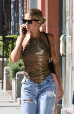 SOFIA RICHIE in Ripped Jeans Out in Beverly Hills 09/11/2019