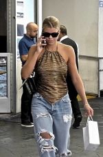 SOFIA RICHIE in Ripped Jeans Out in Beverly Hills 09/11/2019