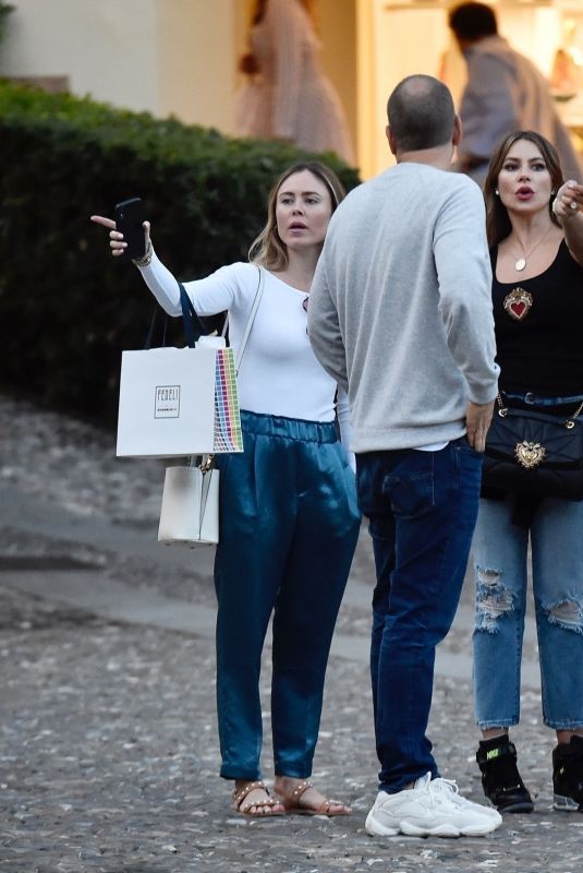 SOFIA VERGARA Out Shopping in Portofino 09/24/2019