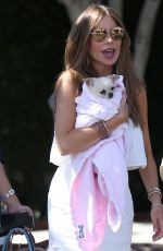 SOFIA VERGARA Out with Her Dog in Los Angeles 08/31/2019