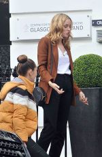 SOPHIE RUNDLE on the Set of New BBC1 Thriller, The Nest in Glasgow 09/18/2019