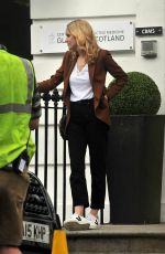 SOPHIE RUNDLE on the Set of New BBC1 Thriller, The Nest in Glasgow 09/18/2019