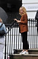 SOPHIE RUNDLE on the Set of New BBC1 Thriller, The Nest in Glasgow 09/18/2019
