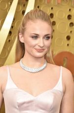 SOPHIE TURNER at 71st Annual Emmy Awards in Los Angeles 09/22/2019