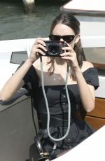 STACY MARTIN Arrives at Lido in Venice 09/07/2019