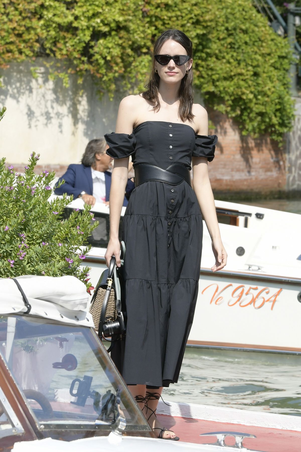 STACY MARTIN Arrives at Lido in Venice 09/07/2019 – HawtCelebs