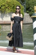 STACY MARTIN Arrives at Lido in Venice 09/07/2019