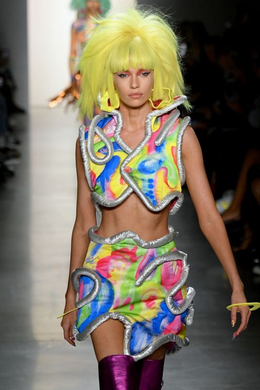 STELLA MAXWELL at Jeremy Scott Runway Show at New York Fashion Wekk 09/06/2019